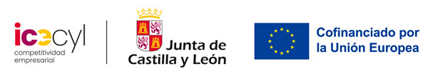 Logotipos de Competitividad empresarial, Junta de Castilla y León, Cofinanciado por la Unión Europea